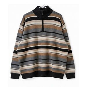 Northern Isles Mens 2xl sweater grandpa 90's wool camel granola earthtone